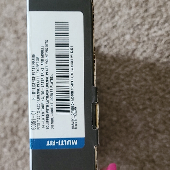 Harley Davidson License Plate Frame - Picture 4 of 7